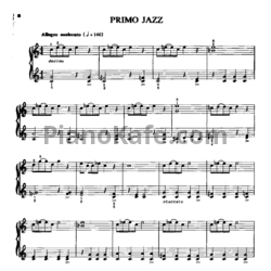 Ноты Рэмо Винчигуэрра - Primo Jazz. Легкие пьесы для фортепиано в стиле джаз - предпросмотр