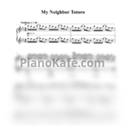 Ноты Joe Hisaishi - My Neighbor Totoro (Piano cover) - предпросмотр