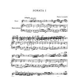 Ноты П. Локателли - Сонаты 1-3 (Op. 2)