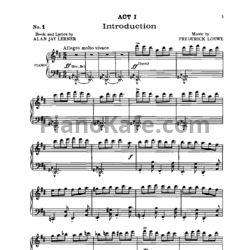 Ноты Frederick Loewe - Brigadoon (Книга нот) - предпросмотр