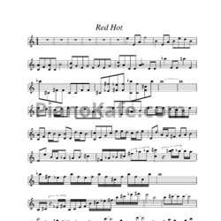 Ноты Vanessa-Mae - Red hot - предпросмотр