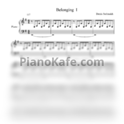 Ноты Denis Stelmakh - Belonging I - предпросмотр