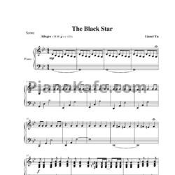 Ноты Lionel Yu - The black star - предпросмотр