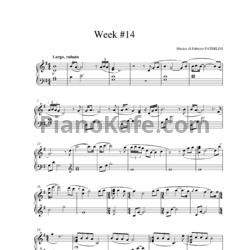 Ноты Fabrizio Paterlini - Week #14 - предпросмотр