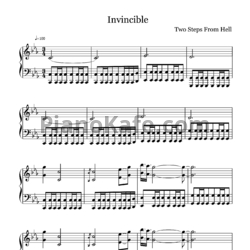 Ноты Two Steps From Hell - Invincible - предпросмотр