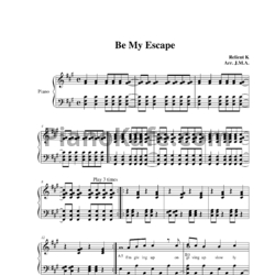 Ноты Relient K - Be my escape