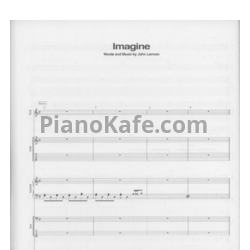 Ноты John Lennon - Imagine (Партитура) - предпросмотр
