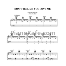 Ноты Night Ranger - Don't tell me you love me - предпросмотр