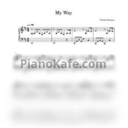 Ноты Frank Sinatra - My way (Мой путь) - предпросмотр