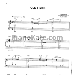 Ноты Jim Brickman - Old times - предпросмотр