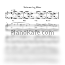 Ноты Ilya Beshevli - Shimmering glow - предпросмотр