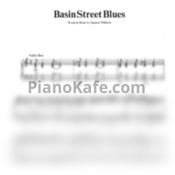 Ноты Louis Armstrong - Basin street blues - предпросмотр