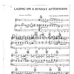 Ноты Queen - Lazing on a sunday afternoon (Версия 2) - предпросмотр