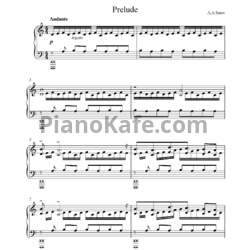 Ноты А. А. Серов - Прелюдия - предпросмотр