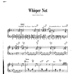 Ноты Wynton Kelly - Whisper not - предпросмотр