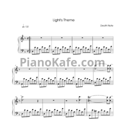 Ноты DJHash - Light's theme - предпросмотр