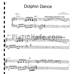 Ноты Bill Evans - Dolphin dance - предпросмотр