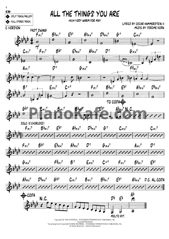 Ноты Paul Desmond - Jazz play along. Volume 75 (Книга нот) - PianoKafe.com