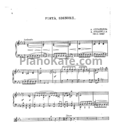 Ноты Алессандро Страделла - Pieta, signore