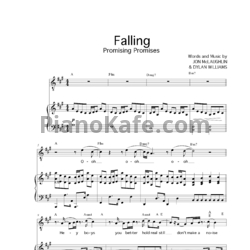 Ноты Jon McLaughlin - Falling - предпросмотр