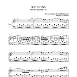 Ноты Ryuichi Sakamoto - Sonatine
