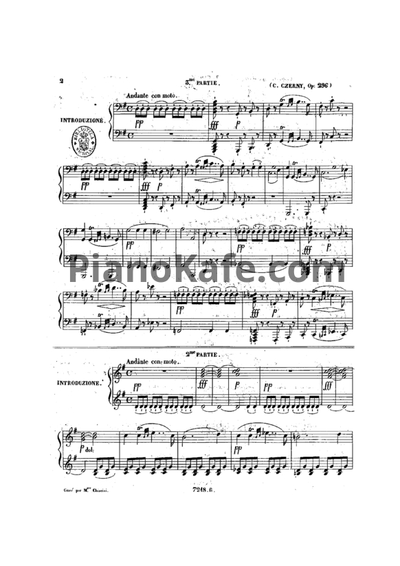 Ноты Карл Черни - Блестящий полонез (Op. 296) - PianoKafe.com