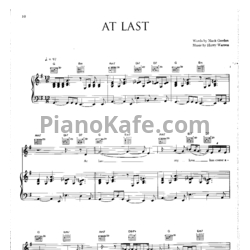 Ноты Etta James - At Last - предпросмотр