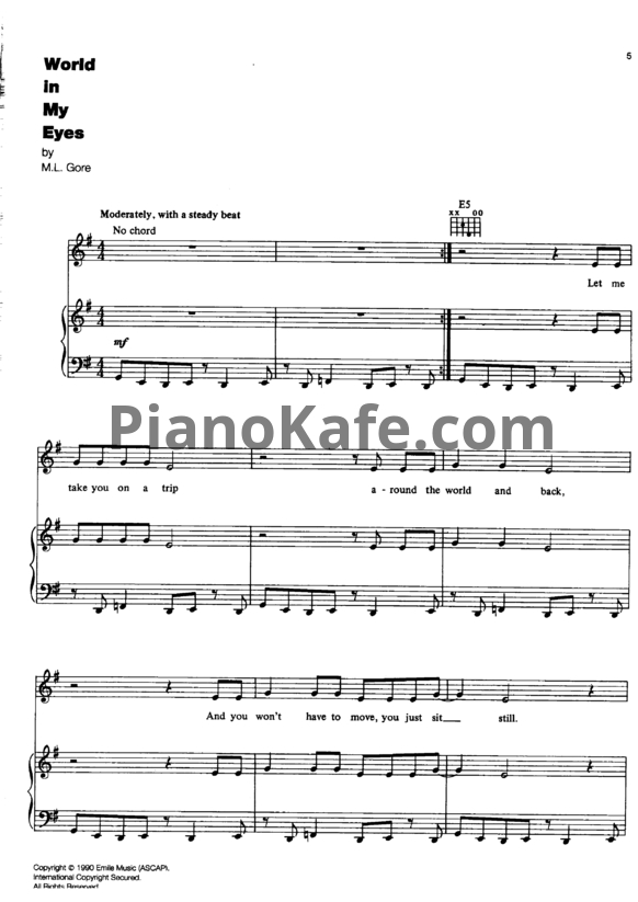 Ноты Depeche Mode - Violator (Книга нот) - PianoKafe.com