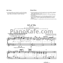 Ноты Jon Schmidt - All of me - предпросмотр
