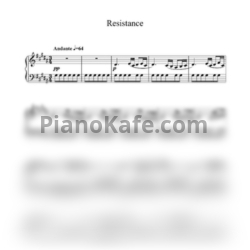 Ноты Ilya Beshevli - Resistance - предпросмотр