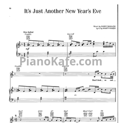 Ноты Barry Manilow - It's just another new year's eve - предпросмотр