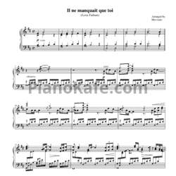 Ноты Lara Fabian - Il Ne Manquait Que Toi - предпросмотр