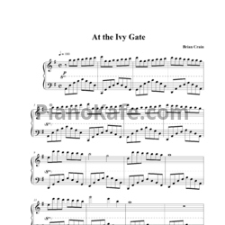 Ноты Brian Crain - At the ivy gates - предпросмотр