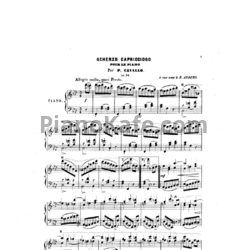 Ноты Peter Cavallo - Scherzo capriccioso, Op. 34 - предпросмотр