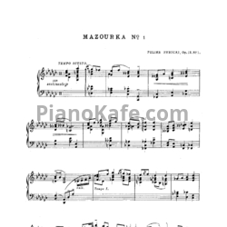 Ноты Ф. Рыбицкий - Две мазурки (Op. 17) - предпросмотр