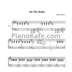 Ноты Regina Spektor - On The Radio - предпросмотр