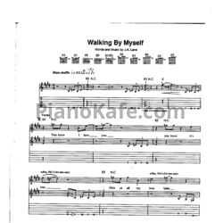 Ноты Gary Moore - Walking by myself (Guitar tabs) - предпросмотр