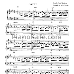 Ноты Ennio Morricone - Eat it - предпросмотр