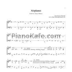 Ноты B.o.B feat. Hayley Williams - Airplanes