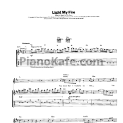 Ноты The Doors - Guitar tablature anthology (Книга ноты) - предпросмотр