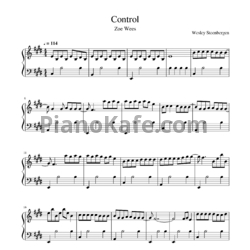 Ноты Zoe Wees - Control - предпросмотр