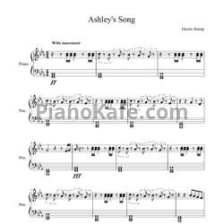 Ноты Dustin Stamp - Ashley's song - предпросмотр