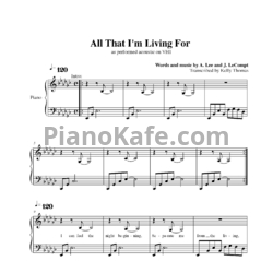 Ноты Evanescence - Atilf - предпросмотр