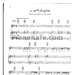 Ноты Tori Amos - A sorta fairytale - предпросмотр