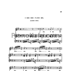 Ноты Генри Пёрселл - I see she flies me - предпросмотр