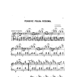 Ноты Луи Моро Готшалк - Pensive (Op. 68) - предпросмотр