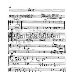 Ноты Al Jarreau - Easy - предпросмотр