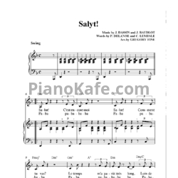 Ноты Joe Dassin - Salyt! - предпросмотр