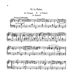 Ноты С. Борткевич - В Польше - предпросмотр