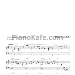 Ноты Antonio Carlos Jobim - Chega de saudade - предпросмотр